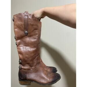 Arturo Chiang Womens Riding Boots Enchanted Brown / Black Size 8.5 Equestrian